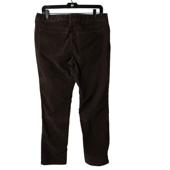 EDDIE BAUER Women's Slightly Curvy Straight Leg Indigo Brown‎ Jeans Sz  8 - Picture 3 of 7